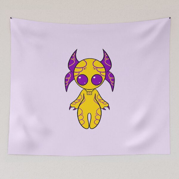 Item preview, Intersex Pride Demon designed and sold by JaxNaBox.
