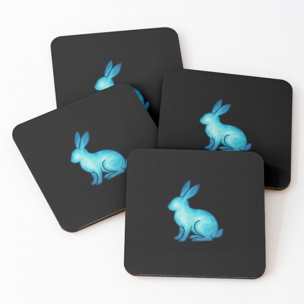 Item preview, Spirit Animal and Guardian Being - Sticker: Rabbit designed and sold by MossTrail.