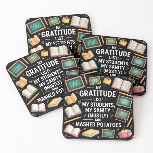 Item preview, My Gratitude List: My Students, My Sanity (Mostly) and Mashed Potatoes designed and sold by theartfulaspie.
