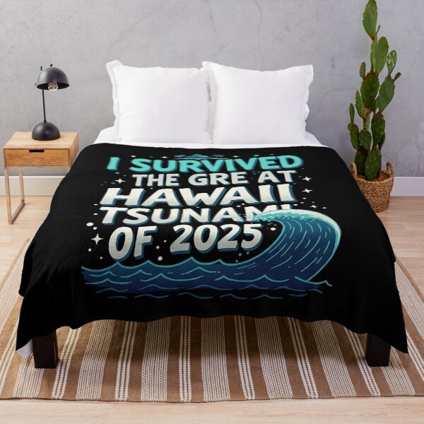 Item preview, I Survived The Great Hawaii Tsunami of 2025 – Funny Quote T-Shirt ?? designed and sold by AI-volution.