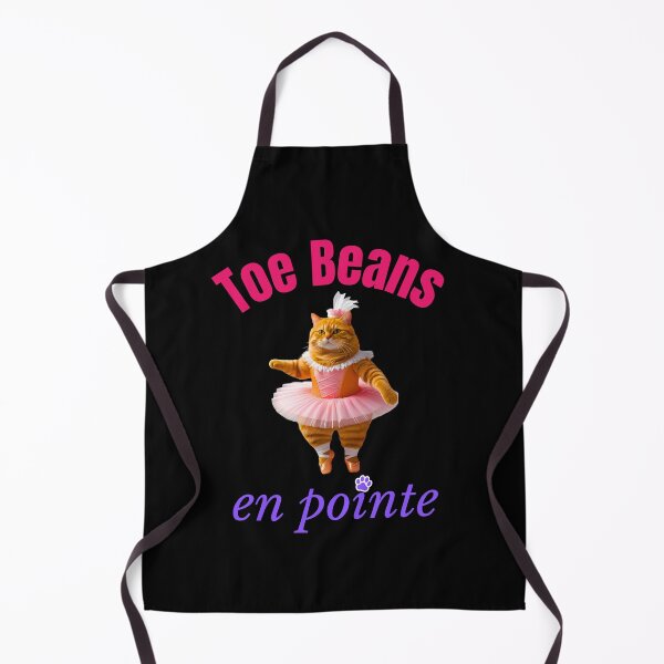Item preview, Toe Beans en Pointe – Cute Chubby Orange Tabby Ballet Cat in Pink Tutu designed and sold by Fredster1966.