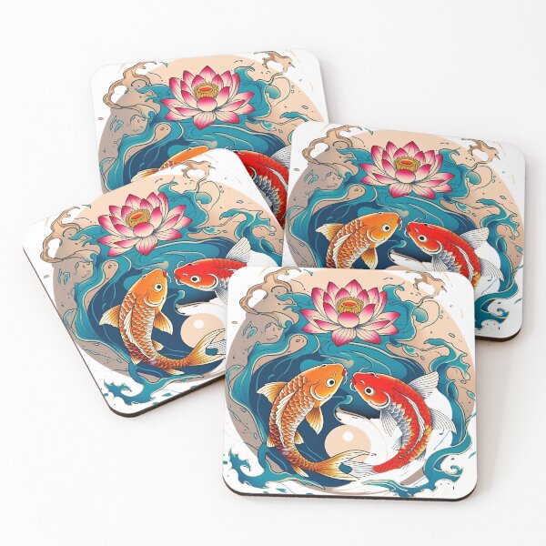Item preview, Serene Koi & Lotus: Japanese Style Artwork designed and sold by Skyla007.