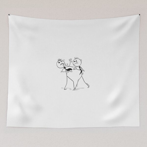 Item preview, Stick Figures Fighting designed and sold by ClothingSimple.