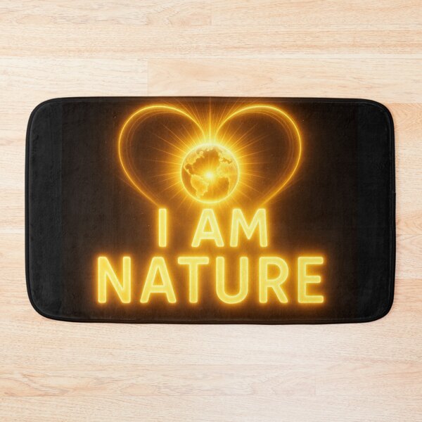 Item preview,  I Am Nature – Golden Light Earth Heart Design designed and sold by AATGShop.
