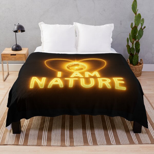 Item preview, I Am Nature – Golden Light Earth Heart Design designed and sold by AATGShop.