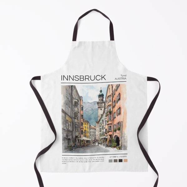 Item preview, Innsbruck - Austria - Watercolor  designed and sold by StudioRedKoala.