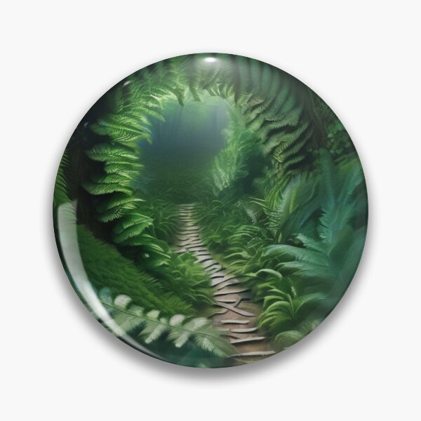 Item preview,   A Gateway Formed by Spiraling Fern Fronds designed and sold by KilianSzmid.