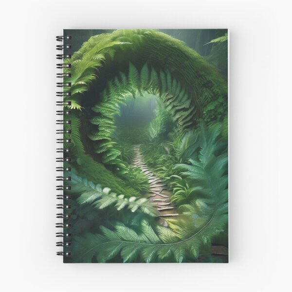 Item preview,   A Gateway Formed by Spiraling Fern Fronds designed and sold by KilianSzmid.
