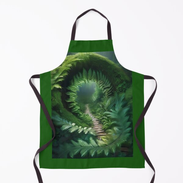 Item preview, A Gateway Formed by Spiraling Fern Fronds designed and sold by KilianSzmid.
