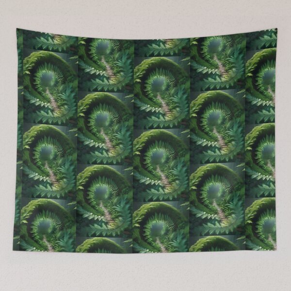 Item preview,   A Gateway Formed by Spiraling Fern Fronds designed and sold by KilianSzmid.