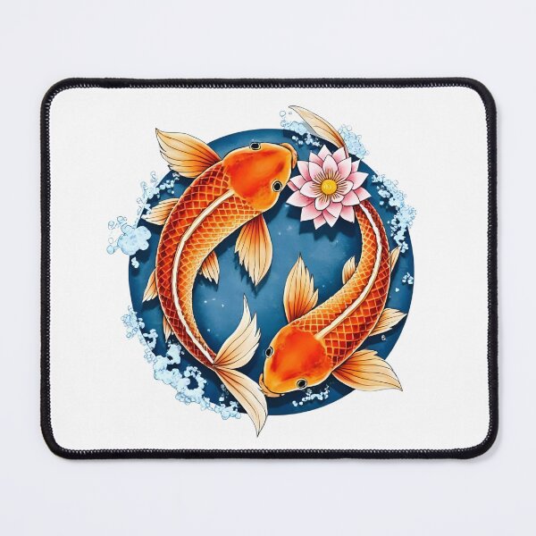 Item preview, Serene Koi & Lotus: Japanese Style Artwork designed and sold by Skyla007.
