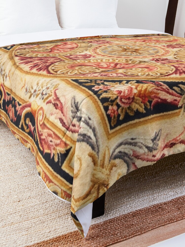 Alternate view of Antique French Aubusson Rug Print Comforter