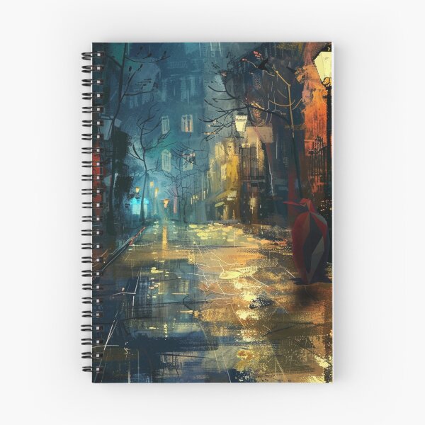 Item preview, Found in the City – Rainy Night Street Scene | Quriofy designed and sold by Quriofy.