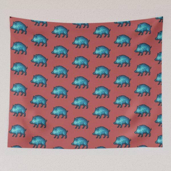 Item preview, Spirit Animal and Guardian Creature - Sticker: Boar designed and sold by MossTrail.