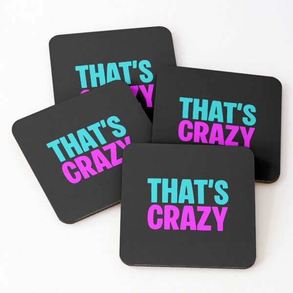 Item preview, That’s Crazy, pink and blue designed and sold by Memes N Lore .