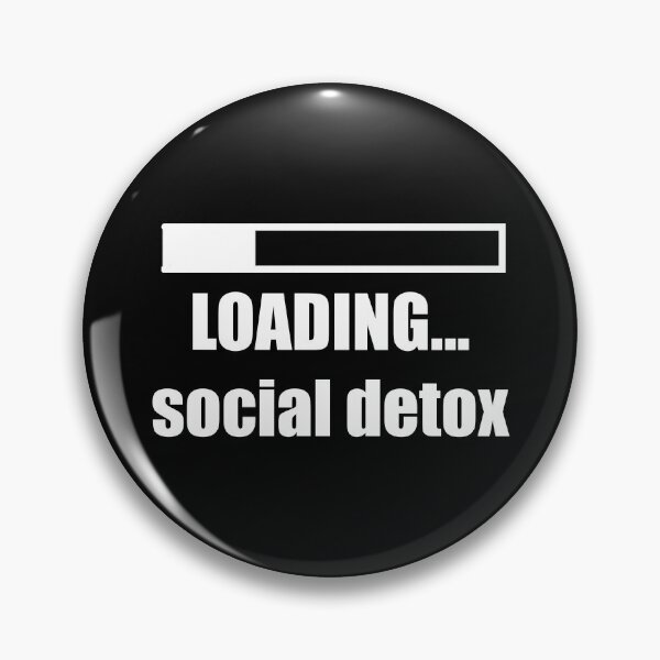Item preview, Loading Social Detox – Minimalist Digital Break Design designed and sold by Unfollow.