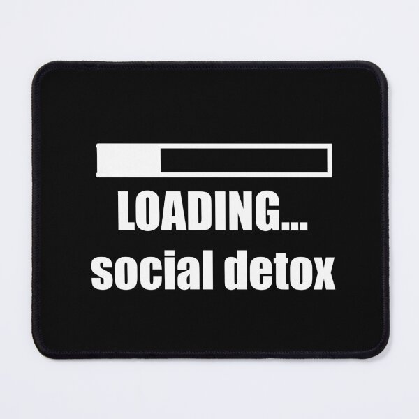 Item preview, Loading Social Detox – Minimalist Digital Break Design designed and sold by Unfollow.