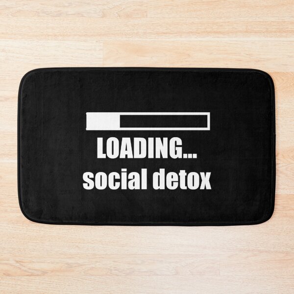 Item preview, Loading Social Detox – Minimalist Digital Break Design designed and sold by Unfollow.