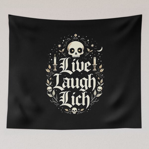 Item preview, Live, Laugh, Lich designed and sold by Nerd Forge.