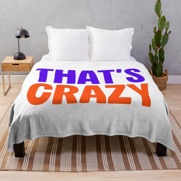 Item preview, That’s Crazy, purple and orange designed and sold by Memes N Lore .