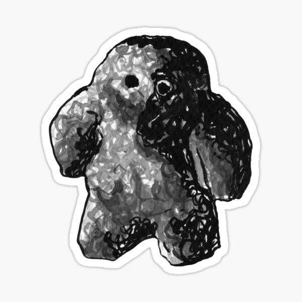 Item preview, Clay Golem Painting #9 designed and sold by GolemStickers.