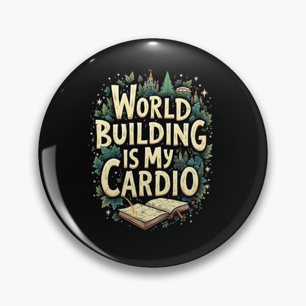Artikelvorschau, Weltenbau ist mein Cardio entworfen und verkauft von Nerd Forge.