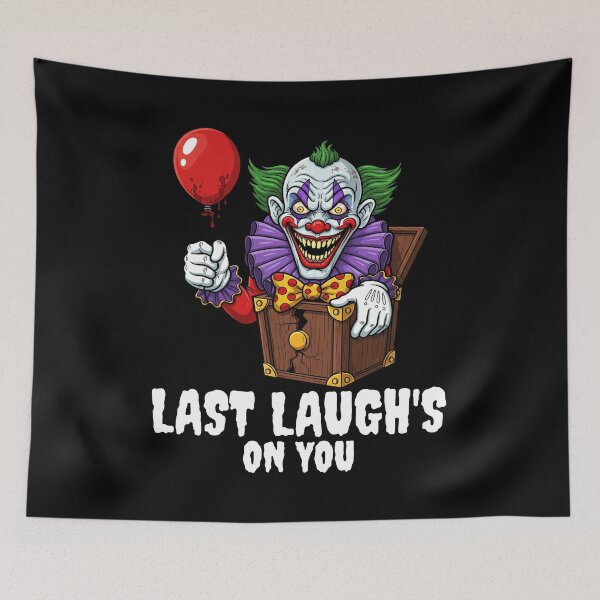 Item preview, LAST LAUGH'S ON YOU - EVIL CLOWN HALLOWEEN designed and sold by KEF Custom.