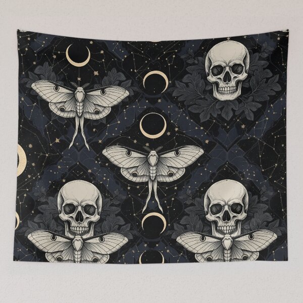Item preview, Celestial Academia Pattern | Dark Moody Witchy Aesthetic | Mystical Forest designed and sold by StickyGuys.