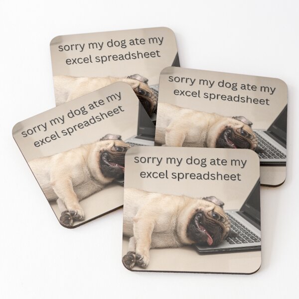 Item preview, sorry my dog ate my excel spreadsheet designed and sold by bubblegumhearts.