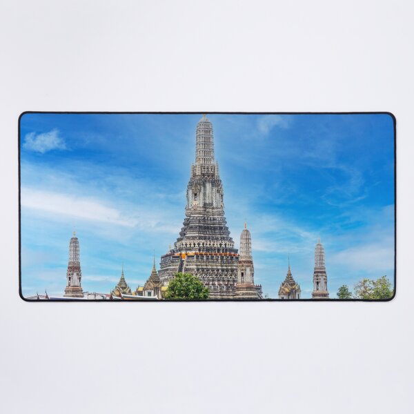 Item preview, Wat Arun or the Temple of Dawn on the Chao Phraya River in Bangkok, Thailand designed and sold by Kevin Hellon.