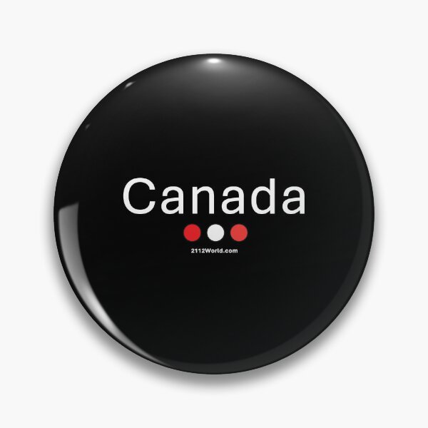 Item preview, Canada: Country + 3 Dots for Dark Colors designed and sold by 2112 World - Wearing The World.