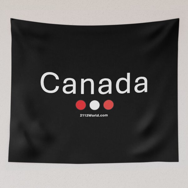 Item preview, Canada: Country + 3 Dots for Dark Colors designed and sold by 2112 World - Wearing The World.