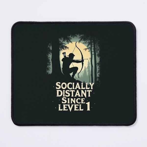 Item preview, Socially Distant Since Level 1 designed and sold by Nerd Forge.