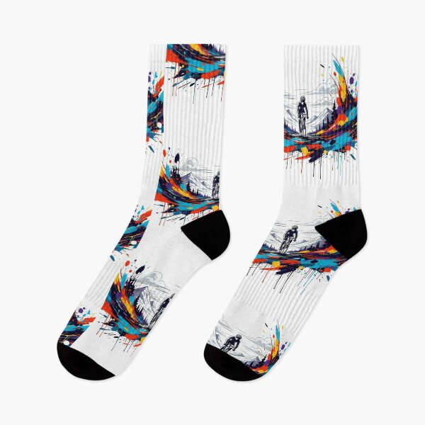 Item preview, Cycling Through a Splash of Color designed and sold by All-Shopping.