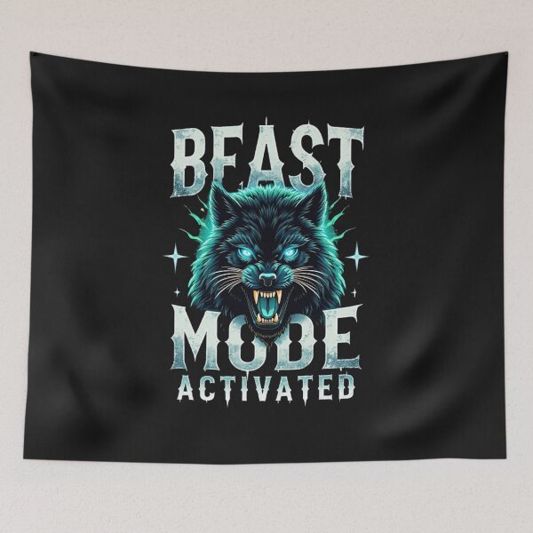 Item preview, Beast Mode Activated designed and sold by Nerd Forge.