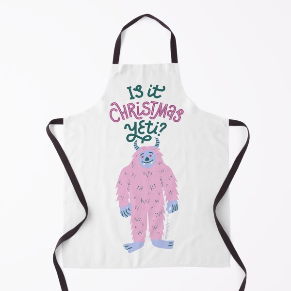 Item preview, Is It Christmas Yeti? – Cute Pink Yeti Winter Holiday Pun, Funny Festive Gift Sticker & Apparel designed and sold by Natalia Mikhaleva.