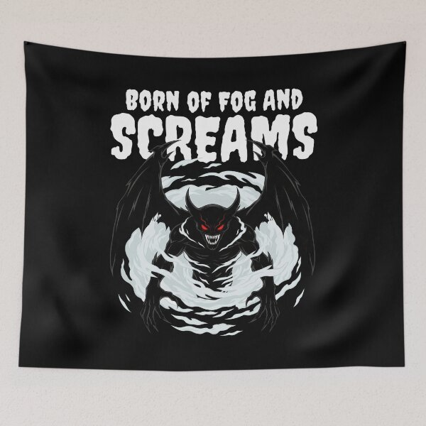 Item preview, BORN OF FOG AND SCREAMS - MONSTER HALLOWEEN designed and sold by KEF Custom.