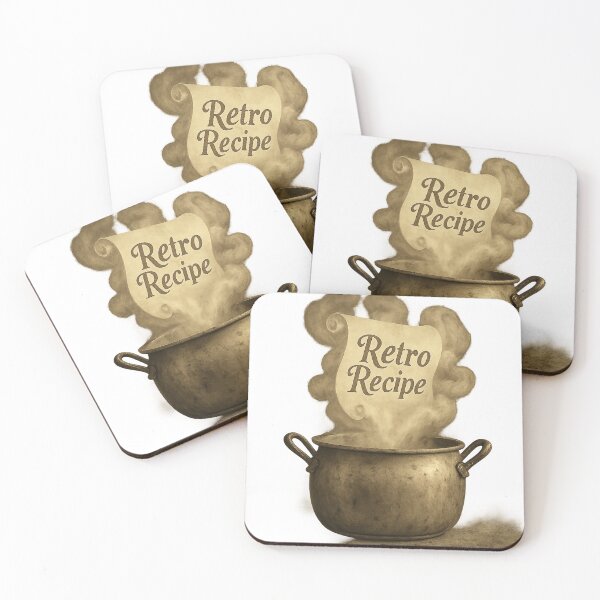 Item preview, Retro Recipe – Minimal Foodie Badge Tee/Hoodie designed and sold by TONSNAP.