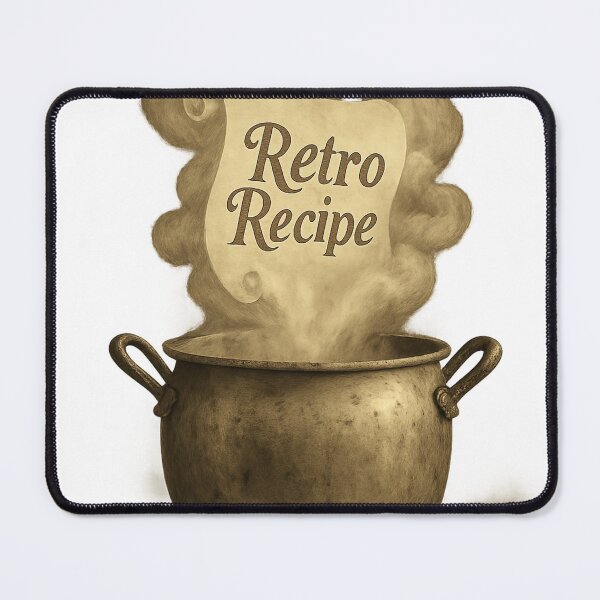 Item preview, Retro Recipe – Minimal Foodie Badge Tee/Hoodie designed and sold by TONSNAP.