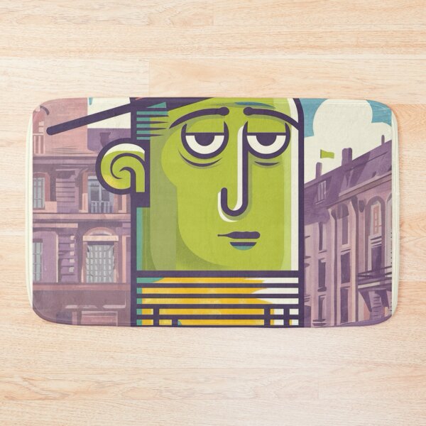 Item preview, Lyon, France Travel Art Poster : Lost in Pastries designed and sold by LeQuirks.