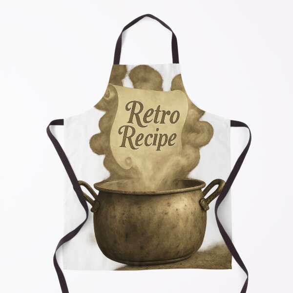 Item preview, Retro Recipe – Minimal Foodie Badge Tee/Hoodie designed and sold by TONSNAP.