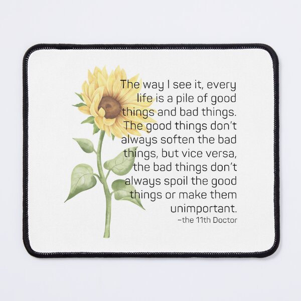 Item preview, life is a pile of good things and bad things - doctor who designed and sold by tracy's designs.