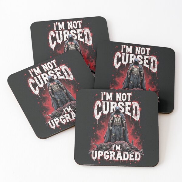 Item preview, I'm Not Cursed, I'm Upgraded designed and sold by Nerd Forge.