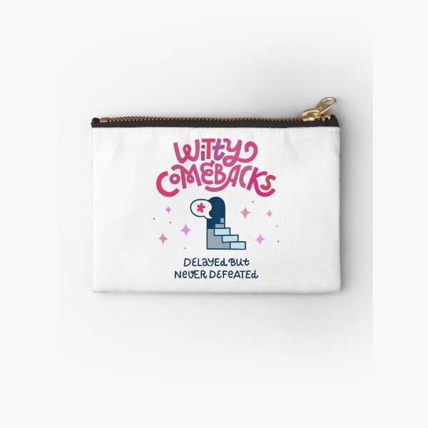 Item preview, Witty Comebacks – Esprit d’Escalier Funny Quote, Clever Humor Gift for Sarcastic Friends designed and sold by Natalia Mikhaleva.