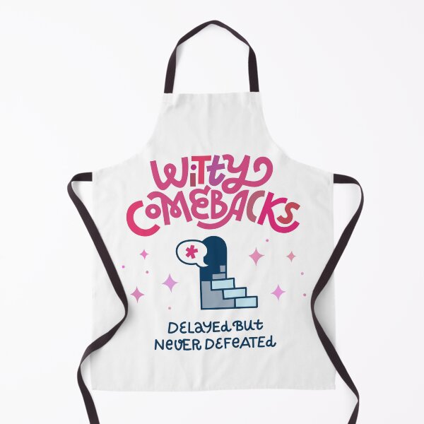 Item preview, Witty Comebacks – Esprit d’Escalier Funny Quote, Clever Humor Gift for Sarcastic Friends designed and sold by Natalia Mikhaleva.