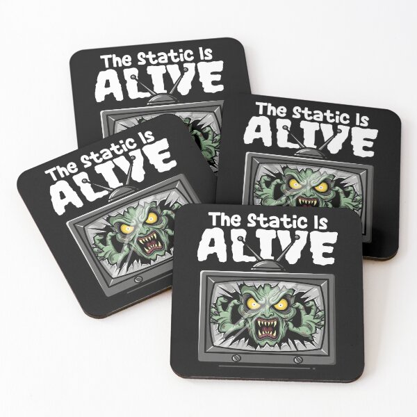 Item preview, THE STATIC IS ALIVE - MONSTER HALLOWEEN designed and sold by KEF Custom.