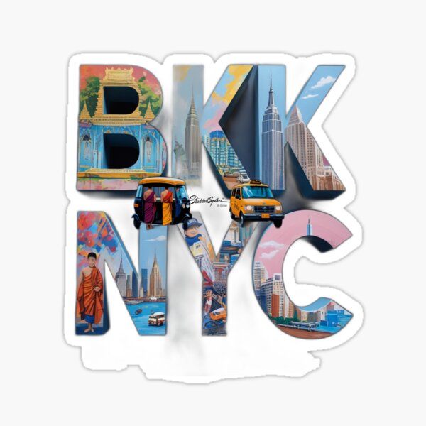 Bkkk X Nyc Studdedspikes by Djamee Sticker