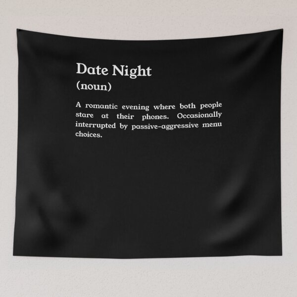 Item preview, Date Night Funny Definition for Couples designed and sold by slappywalker.