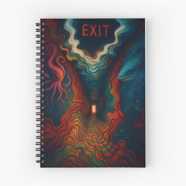 Item preview, Exit Strategy Surreal Ocean Doorway Art Print designed and sold by Gemma-Ortwerth.