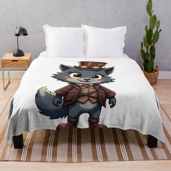 Item preview, Kawaii Steampunk Wolf  designed and sold by CBFreyjaArt.